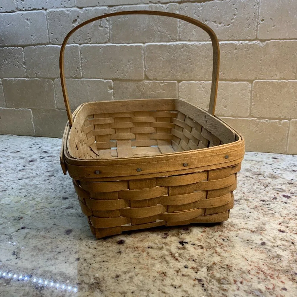 Vintage Longaberger Rectangle Basket 1985 #1